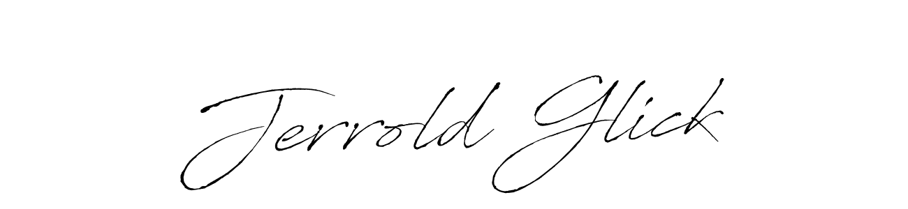 This is the best signature style for the Jerrold Glick name. Also you like these signature font (Antro_Vectra). Mix name signature. Jerrold Glick signature style 6 images and pictures png