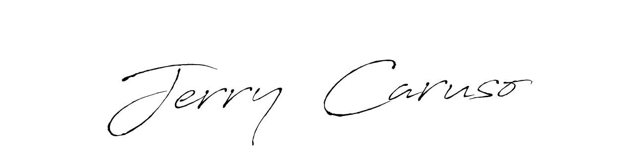 Jerry  Caruso stylish signature style. Best Handwritten Sign (Antro_Vectra) for my name. Handwritten Signature Collection Ideas for my name Jerry  Caruso. Jerry  Caruso signature style 6 images and pictures png