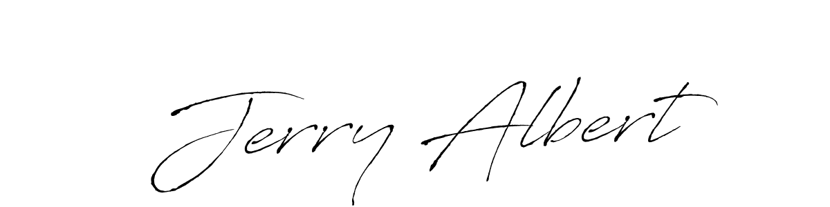 Also You can easily find your signature by using the search form. We will create Jerry Albert name handwritten signature images for you free of cost using Antro_Vectra sign style. Jerry Albert signature style 6 images and pictures png