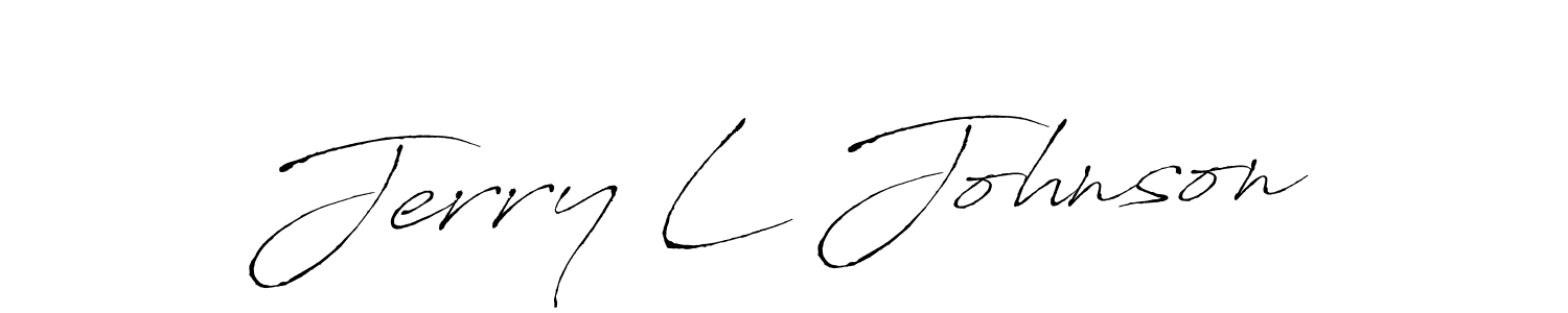 This is the best signature style for the Jerry L Johnson name. Also you like these signature font (Antro_Vectra). Mix name signature. Jerry L Johnson signature style 6 images and pictures png