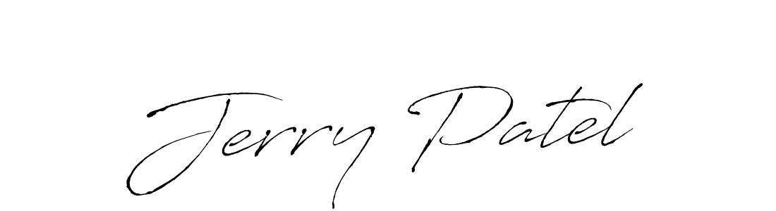 Create a beautiful signature design for name Jerry Patel. With this signature (Antro_Vectra) fonts, you can make a handwritten signature for free. Jerry Patel signature style 6 images and pictures png