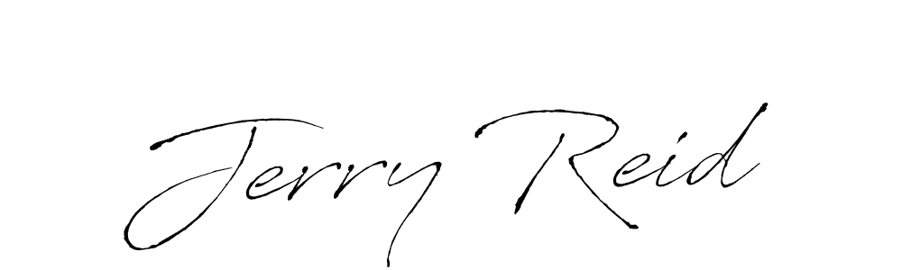 Use a signature maker to create a handwritten signature online. With this signature software, you can design (Antro_Vectra) your own signature for name Jerry Reid. Jerry Reid signature style 6 images and pictures png