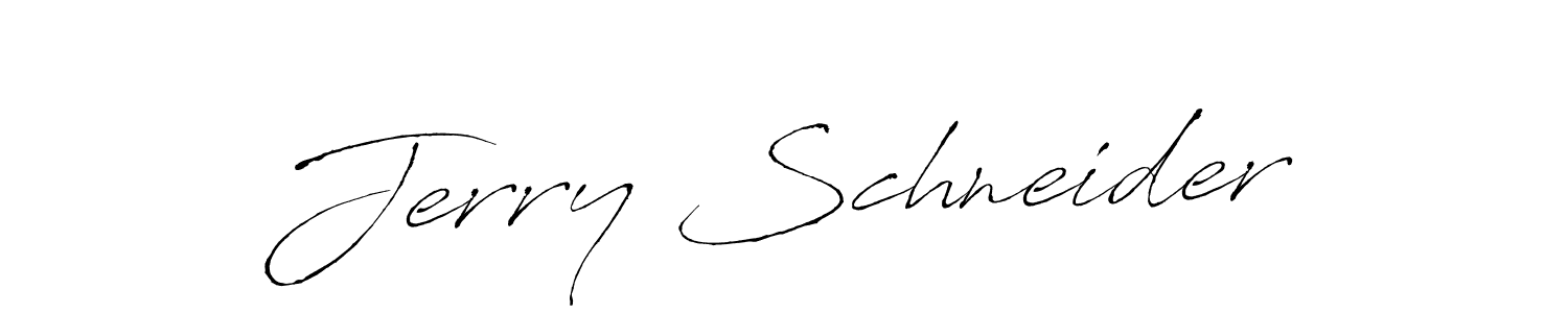 It looks lik you need a new signature style for name Jerry Schneider. Design unique handwritten (Antro_Vectra) signature with our free signature maker in just a few clicks. Jerry Schneider signature style 6 images and pictures png