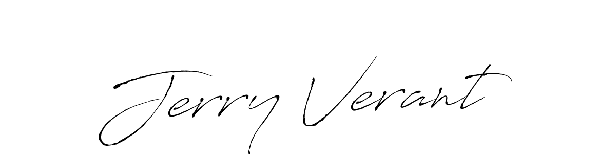 This is the best signature style for the Jerry Verant name. Also you like these signature font (Antro_Vectra). Mix name signature. Jerry Verant signature style 6 images and pictures png