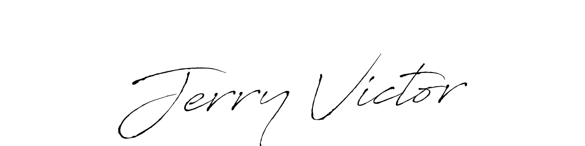 It looks lik you need a new signature style for name Jerry Victor. Design unique handwritten (Antro_Vectra) signature with our free signature maker in just a few clicks. Jerry Victor signature style 6 images and pictures png