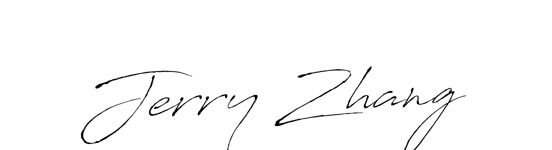 How to make Jerry Zhang signature? Antro_Vectra is a professional autograph style. Create handwritten signature for Jerry Zhang name. Jerry Zhang signature style 6 images and pictures png