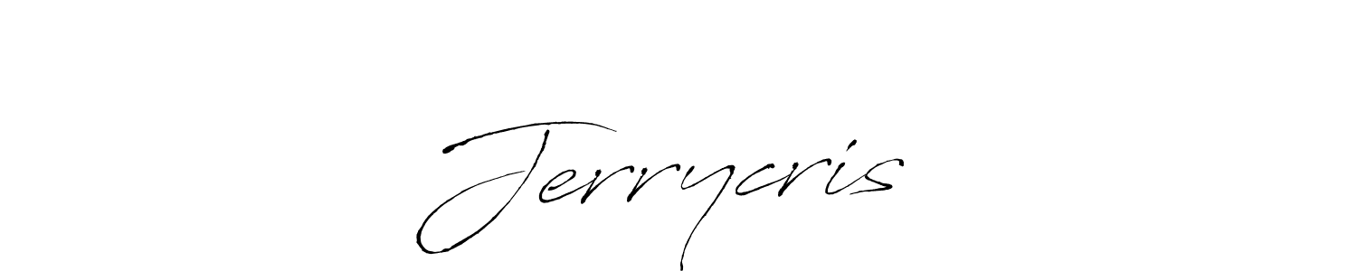 Also we have Jerrycris❤️ name is the best signature style. Create professional handwritten signature collection using Antro_Vectra autograph style. Jerrycris❤️ signature style 6 images and pictures png