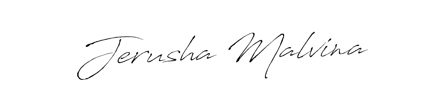 Best and Professional Signature Style for Jerusha Malvina. Antro_Vectra Best Signature Style Collection. Jerusha Malvina signature style 6 images and pictures png