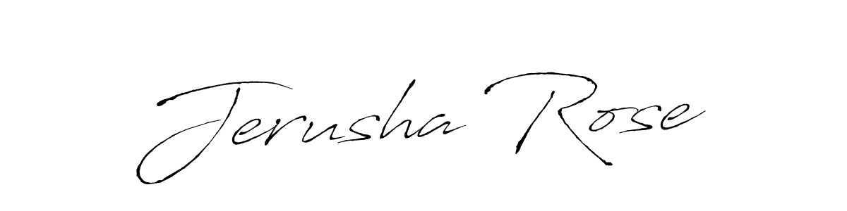 Also You can easily find your signature by using the search form. We will create Jerusha Rose name handwritten signature images for you free of cost using Antro_Vectra sign style. Jerusha Rose signature style 6 images and pictures png