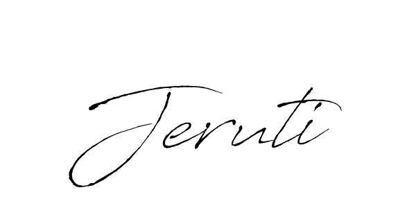 if you are searching for the best signature style for your name Jeruti. so please give up your signature search. here we have designed multiple signature styles  using Antro_Vectra. Jeruti signature style 6 images and pictures png