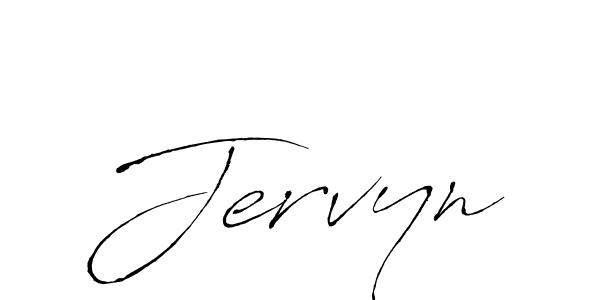 How to make Jervyn name signature. Use Antro_Vectra style for creating short signs online. This is the latest handwritten sign. Jervyn signature style 6 images and pictures png