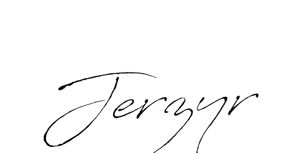 How to make Jerzyr name signature. Use Antro_Vectra style for creating short signs online. This is the latest handwritten sign. Jerzyr signature style 6 images and pictures png