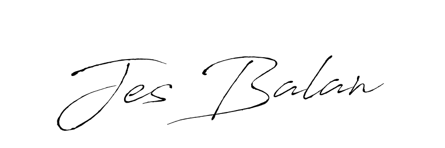 Create a beautiful signature design for name Jes Balan. With this signature (Antro_Vectra) fonts, you can make a handwritten signature for free. Jes Balan signature style 6 images and pictures png