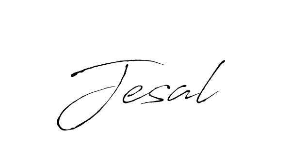 How to make Jesal  signature? Antro_Vectra is a professional autograph style. Create handwritten signature for Jesal  name. Jesal  signature style 6 images and pictures png