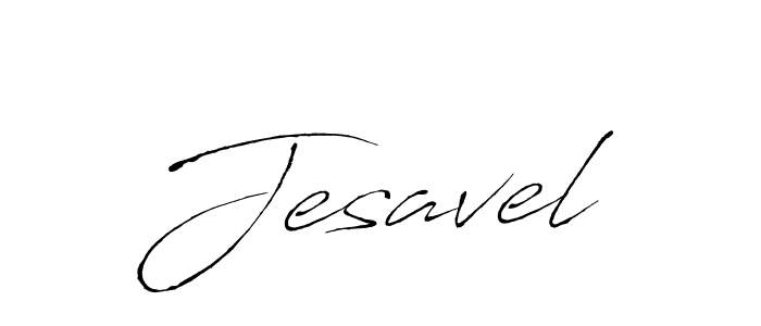 How to make Jesavel signature? Antro_Vectra is a professional autograph style. Create handwritten signature for Jesavel name. Jesavel signature style 6 images and pictures png