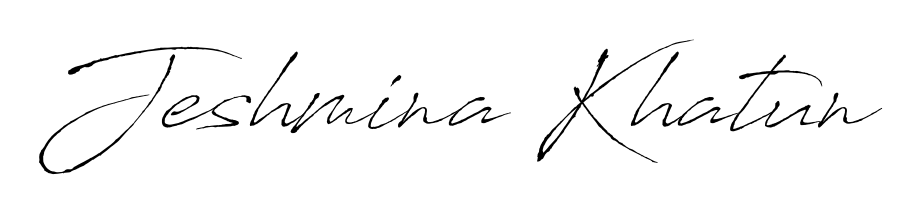An effortless, minimalist signature concept for Jeshmina Khatun using Antro_Vectra design. Clean lines that look great on any document. Jeshmina Khatun signature style 6 images and pictures png