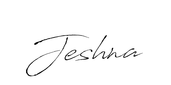 Design your own signature with our free online signature maker. With this signature software, you can create a handwritten (Antro_Vectra) signature for name Jeshna. Jeshna signature style 6 images and pictures png