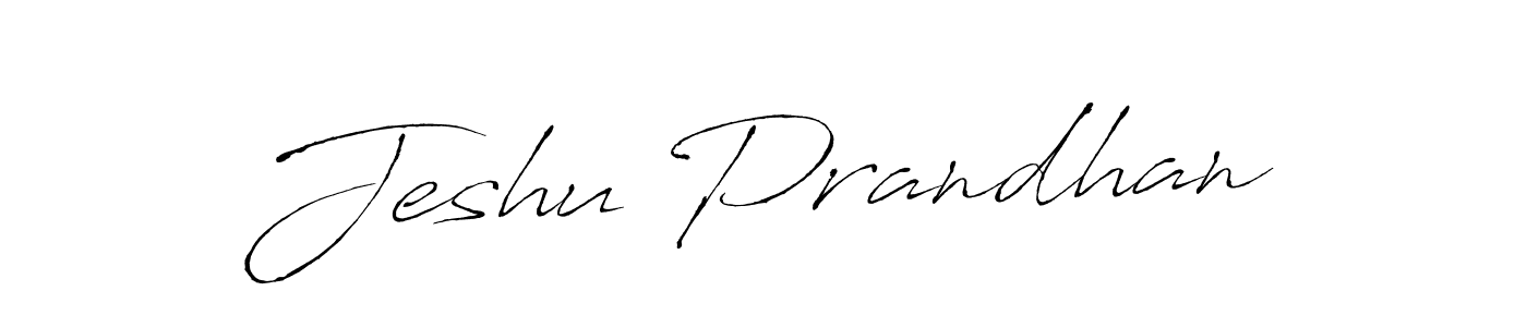 Jeshu Prandhan stylish signature style. Best Handwritten Sign (Antro_Vectra) for my name. Handwritten Signature Collection Ideas for my name Jeshu Prandhan. Jeshu Prandhan signature style 6 images and pictures png