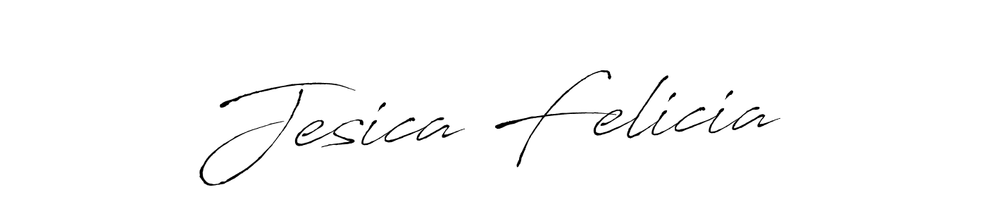 if you are searching for the best signature style for your name Jesica Felicia. so please give up your signature search. here we have designed multiple signature styles  using Antro_Vectra. Jesica Felicia signature style 6 images and pictures png