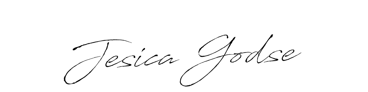 Design your own signature with our free online signature maker. With this signature software, you can create a handwritten (Antro_Vectra) signature for name Jesica Godse. Jesica Godse signature style 6 images and pictures png