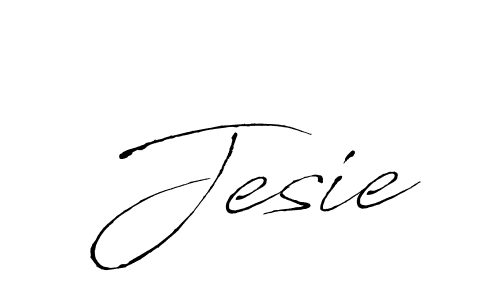 You should practise on your own different ways (Antro_Vectra) to write your name (Jesie) in signature. don't let someone else do it for you. Jesie signature style 6 images and pictures png