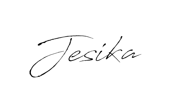 Antro_Vectra is a professional signature style that is perfect for those who want to add a touch of class to their signature. It is also a great choice for those who want to make their signature more unique. Get Jesika name to fancy signature for free. Jesika signature style 6 images and pictures png
