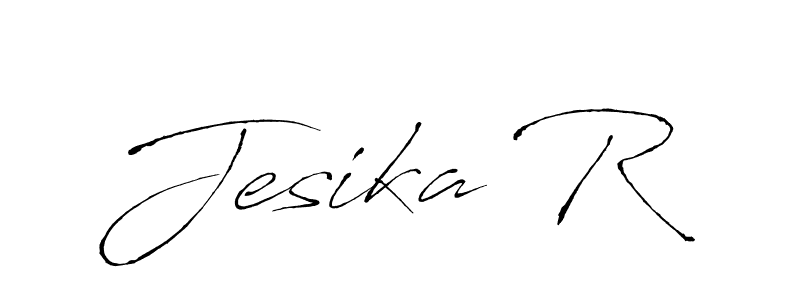 You should practise on your own different ways (Antro_Vectra) to write your name (Jesika R) in signature. don't let someone else do it for you. Jesika R signature style 6 images and pictures png