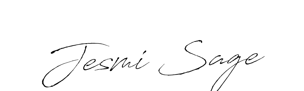 Also we have Jesmi Sage name is the best signature style. Create professional handwritten signature collection using Antro_Vectra autograph style. Jesmi Sage signature style 6 images and pictures png
