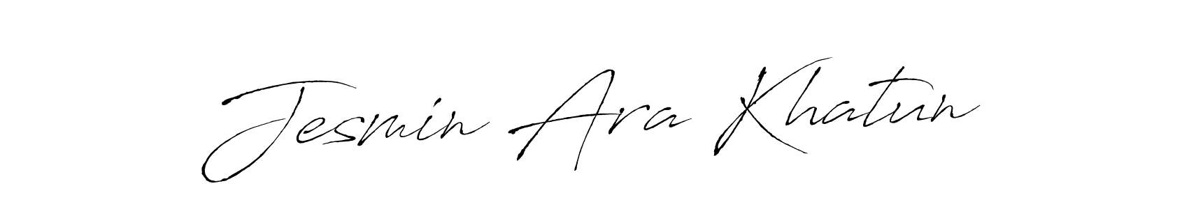 Use a signature maker to create a handwritten signature online. With this signature software, you can design (Antro_Vectra) your own signature for name Jesmin Ara Khatun. Jesmin Ara Khatun signature style 6 images and pictures png