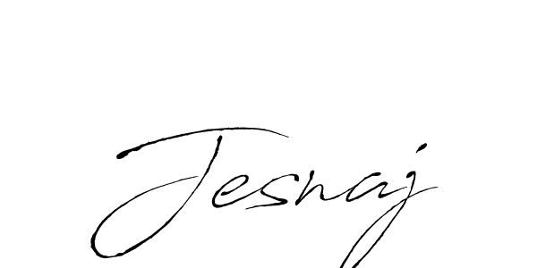 Make a beautiful signature design for name Jesnaj. With this signature (Antro_Vectra) style, you can create a handwritten signature for free. Jesnaj signature style 6 images and pictures png