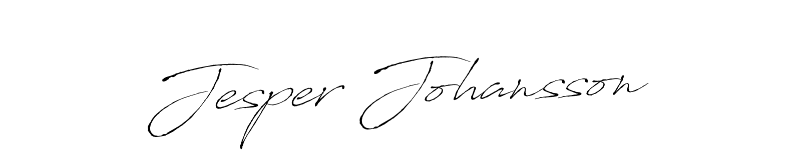 Design your own signature with our free online signature maker. With this signature software, you can create a handwritten (Antro_Vectra) signature for name Jesper Johansson. Jesper Johansson signature style 6 images and pictures png