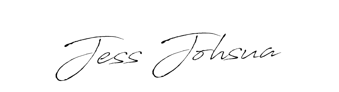 Jess Johsua stylish signature style. Best Handwritten Sign (Antro_Vectra) for my name. Handwritten Signature Collection Ideas for my name Jess Johsua. Jess Johsua signature style 6 images and pictures png