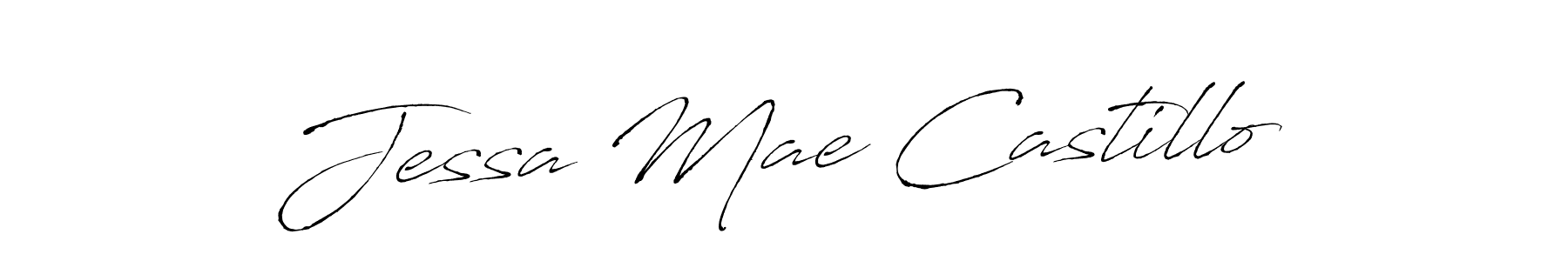 Make a beautiful signature design for name Jessa Mae Castillo. With this signature (Antro_Vectra) style, you can create a handwritten signature for free. Jessa Mae Castillo signature style 6 images and pictures png