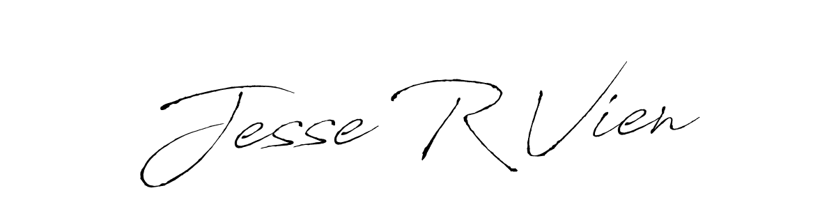 How to make Jesse R Vien signature? Antro_Vectra is a professional autograph style. Create handwritten signature for Jesse R Vien name. Jesse R Vien signature style 6 images and pictures png