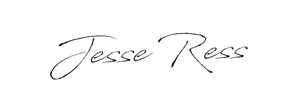 Jesse Ress stylish signature style. Best Handwritten Sign (Antro_Vectra) for my name. Handwritten Signature Collection Ideas for my name Jesse Ress. Jesse Ress signature style 6 images and pictures png