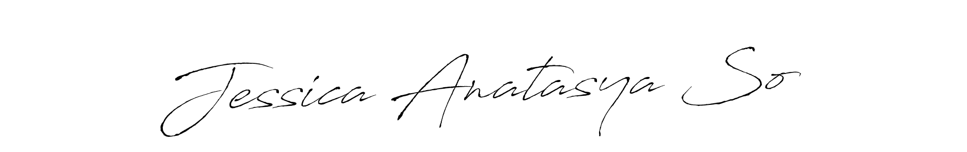 Similarly Antro_Vectra is the best handwritten signature design. Signature creator online .You can use it as an online autograph creator for name Jessica Anatasya So. Jessica Anatasya So signature style 6 images and pictures png