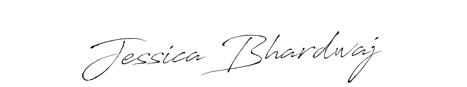 How to make Jessica Bhardwaj name signature. Use Antro_Vectra style for creating short signs online. This is the latest handwritten sign. Jessica Bhardwaj signature style 6 images and pictures png