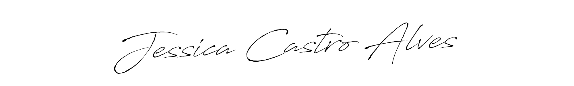 Make a beautiful signature design for name Jessica Castro Alves. Use this online signature maker to create a handwritten signature for free. Jessica Castro Alves signature style 6 images and pictures png