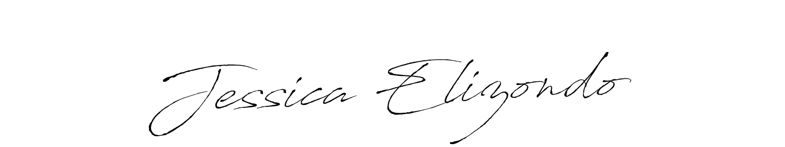 Create a beautiful signature design for name Jessica Elizondo. With this signature (Antro_Vectra) fonts, you can make a handwritten signature for free. Jessica Elizondo signature style 6 images and pictures png