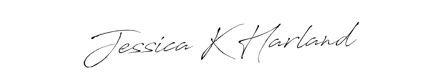 You should practise on your own different ways (Antro_Vectra) to write your name (Jessica K Harland) in signature. don't let someone else do it for you. Jessica K Harland signature style 6 images and pictures png