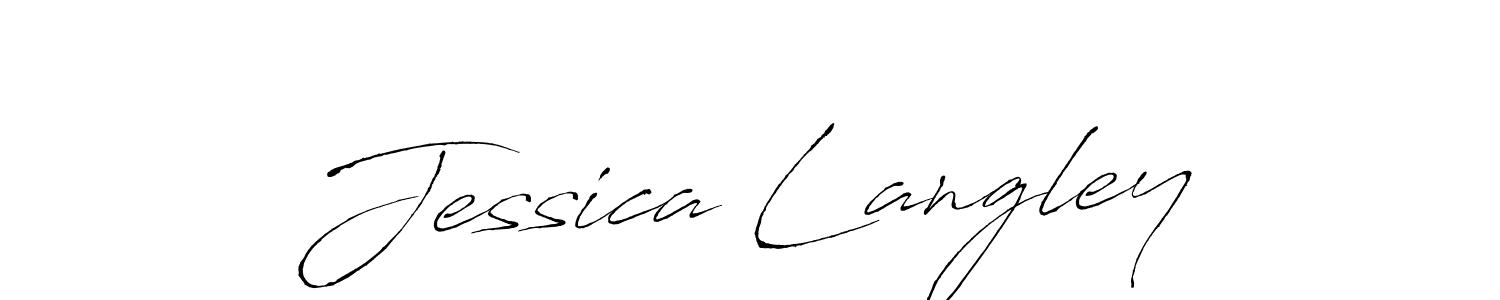 You should practise on your own different ways (Antro_Vectra) to write your name (Jessica Langley) in signature. don't let someone else do it for you. Jessica Langley signature style 6 images and pictures png