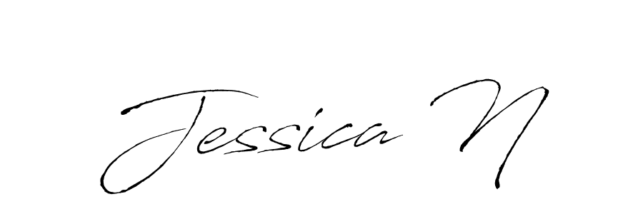 Similarly Antro_Vectra is the best handwritten signature design. Signature creator online .You can use it as an online autograph creator for name Jessica N. Jessica N signature style 6 images and pictures png