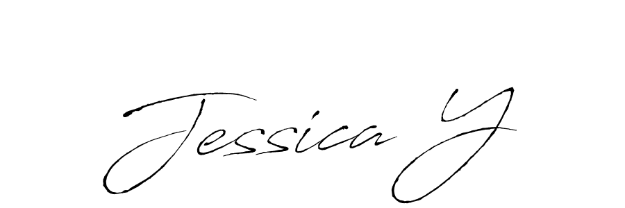 Design your own signature with our free online signature maker. With this signature software, you can create a handwritten (Antro_Vectra) signature for name Jessica Y. Jessica Y signature style 6 images and pictures png