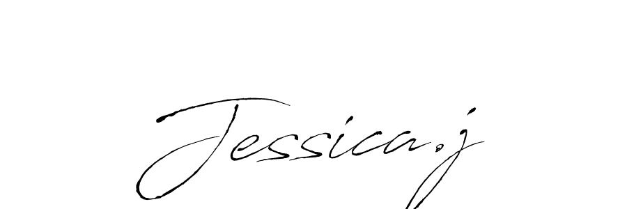 Design your own signature with our free online signature maker. With this signature software, you can create a handwritten (Antro_Vectra) signature for name Jessica.j. Jessica.j signature style 6 images and pictures png