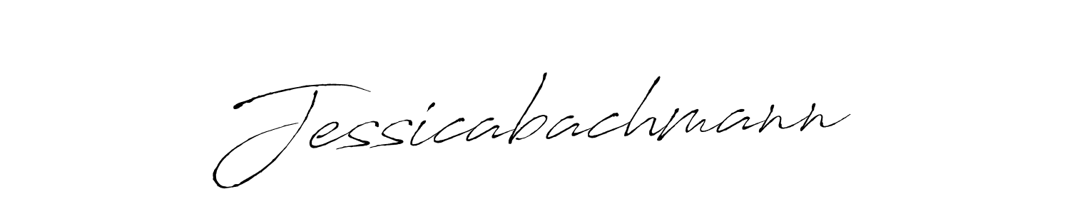 Make a beautiful signature design for name Jessicabachmann. With this signature (Antro_Vectra) style, you can create a handwritten signature for free. Jessicabachmann signature style 6 images and pictures png