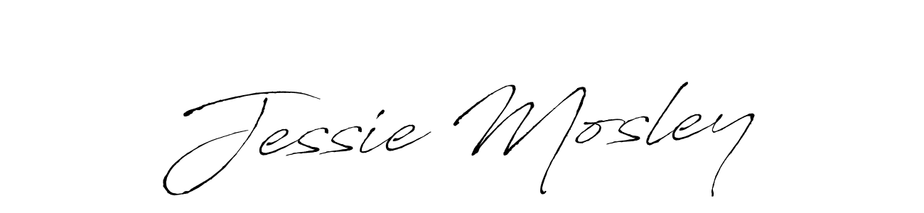 Jessie Mosley stylish signature style. Best Handwritten Sign (Antro_Vectra) for my name. Handwritten Signature Collection Ideas for my name Jessie Mosley. Jessie Mosley signature style 6 images and pictures png