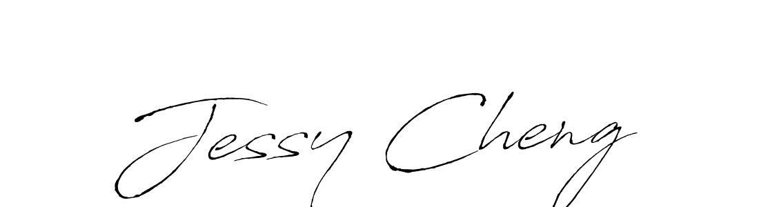 Make a beautiful signature design for name Jessy Cheng. With this signature (Antro_Vectra) style, you can create a handwritten signature for free. Jessy Cheng signature style 6 images and pictures png