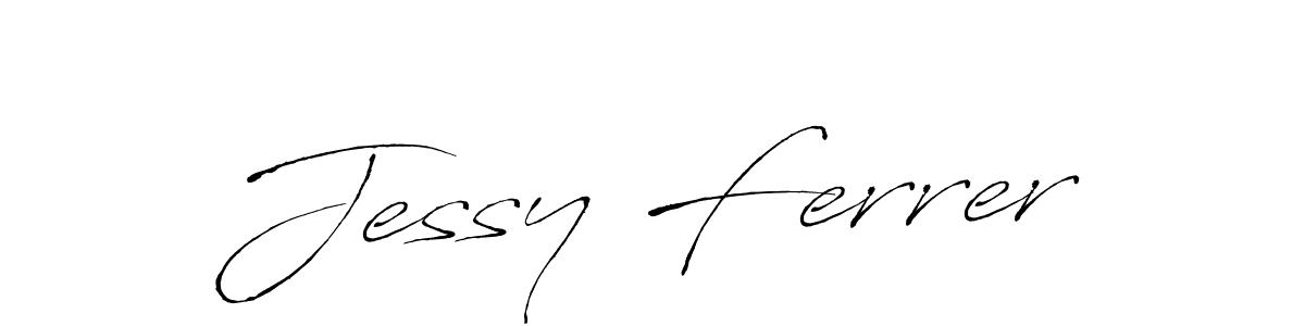 Create a beautiful signature design for name Jessy Ferrer. With this signature (Antro_Vectra) fonts, you can make a handwritten signature for free. Jessy Ferrer signature style 6 images and pictures png