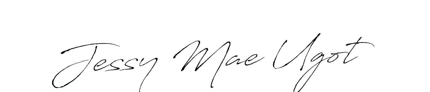 Make a beautiful signature design for name Jessy Mae Ugot. With this signature (Antro_Vectra) style, you can create a handwritten signature for free. Jessy Mae Ugot signature style 6 images and pictures png