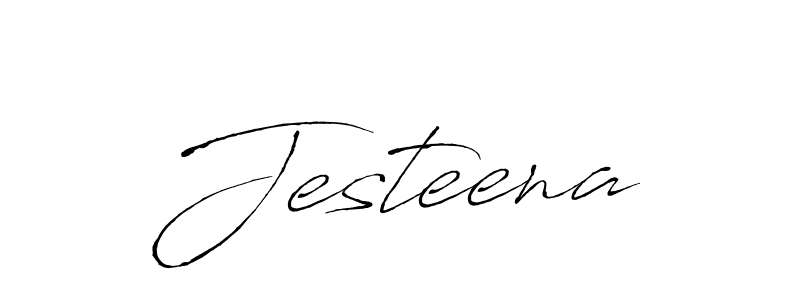 Create a beautiful signature design for name Jesteena. With this signature (Antro_Vectra) fonts, you can make a handwritten signature for free. Jesteena signature style 6 images and pictures png